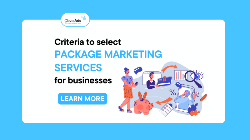 Criteria to select package marketing services for businesses
