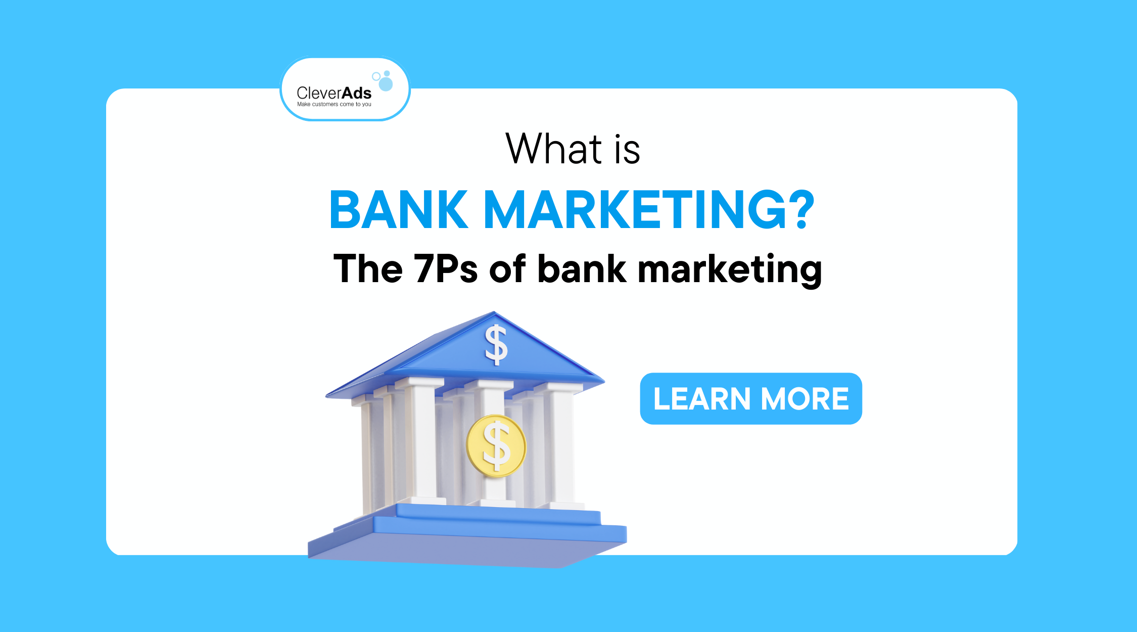 What is bank marketing? The 7Ps of bank marketing