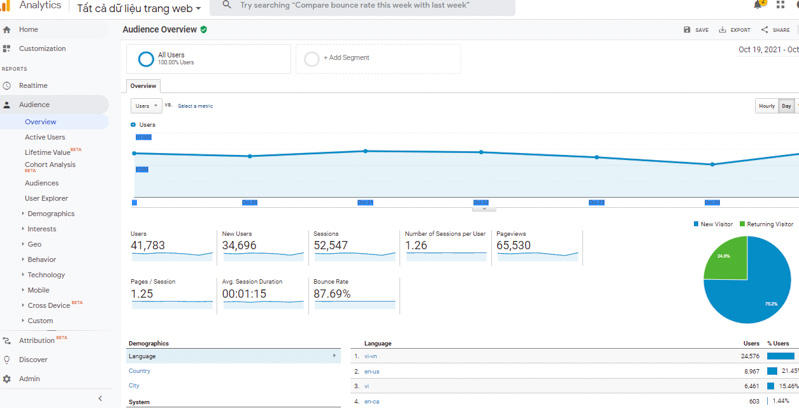 google analytics