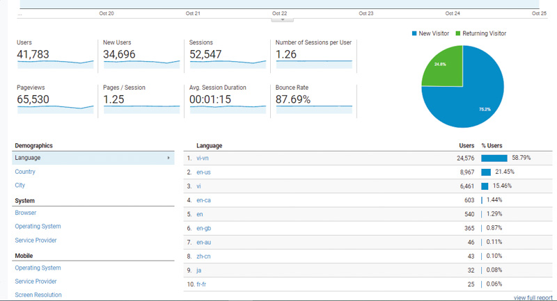 google analytics