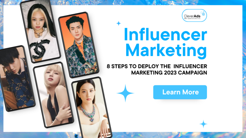 Infographic: 8 steps to implement an Influencer Marketing campaign in 2023