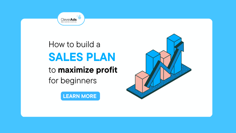 How to build a sales plan to maximize profit for beginners