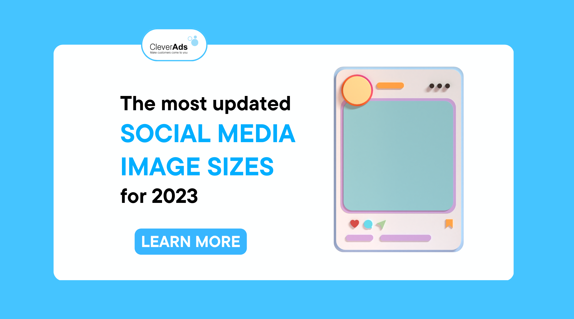 The most updated social media image sizes for 2023